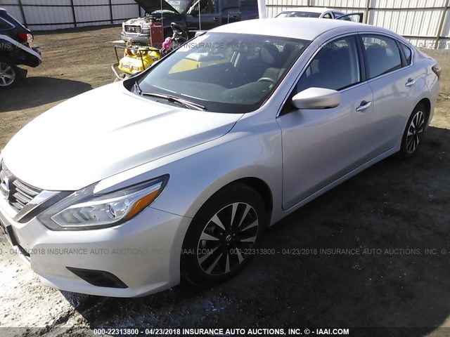 1N4AL3APXJC143133 - 2018 NISSAN ALTIMA 2.5/S/SV/SL/SR SILVER photo 2