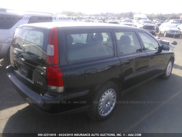 YV1SW61N312052999 - 2001 VOLVO V70 Noir photo 4