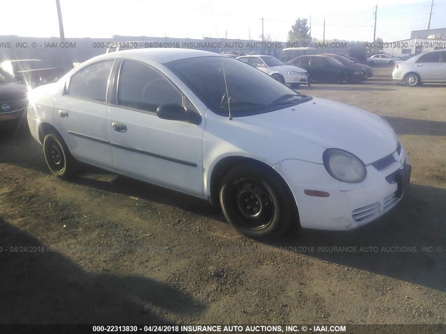 1B3ES26C93D194149 - 2003 DODGE NEON SE WHITE photo 1