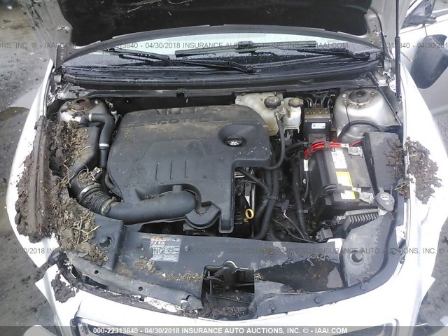 1G1ZB5E03CF173819 - 2012 CHEVROLET MALIBU LS SILVER photo 10