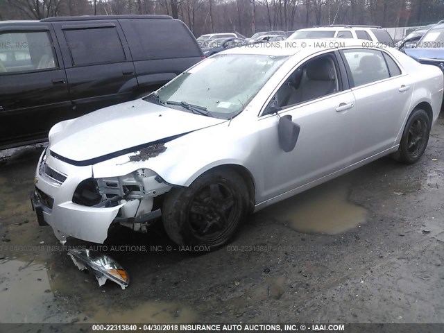 1G1ZB5E03CF173819 - 2012 CHEVROLET MALIBU LS SILVER photo 2