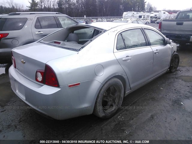 1G1ZB5E03CF173819 - 2012 CHEVROLET MALIBU LS SILVER photo 4