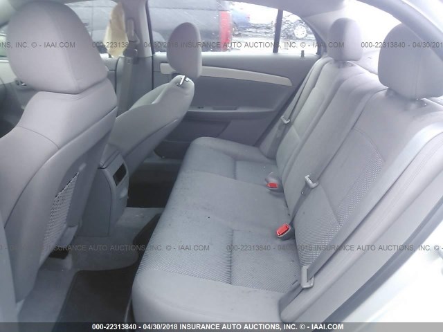 1G1ZB5E03CF173819 - 2012 CHEVROLET MALIBU LS SILVER photo 8