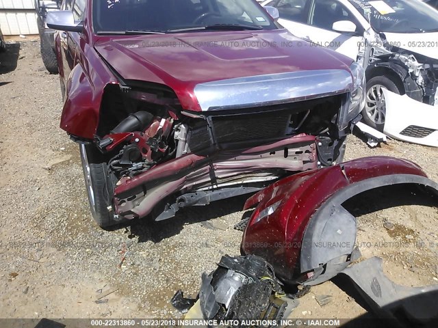 2GKALUEK5E6370313 - 2014 GMC TERRAIN DENALI RED photo 6