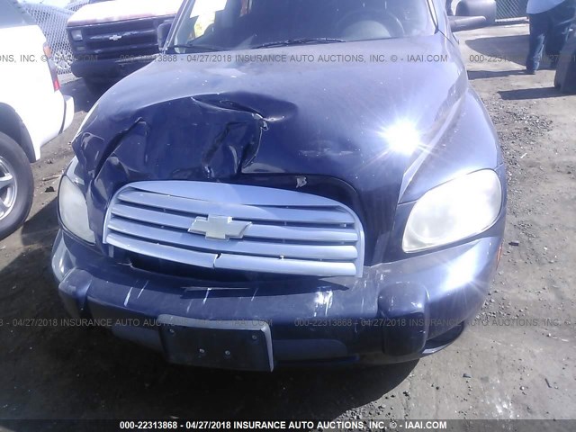 3GNCA13B29S626515 - 2009 CHEVROLET HHR LS ლურჯი ფოტო 6