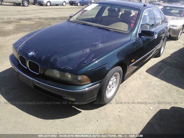 WBADD6323VBW12532 - 1997 BMW 528 I AUTOMATIC GREEN photo 2