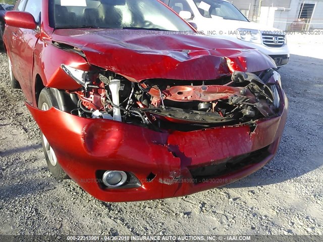 4T1BK3EK4AU106004 - 2010 TOYOTA CAMRY SE/LE/XLE BURGUNDY photo 6