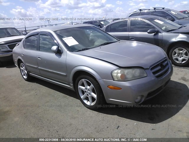 JN1DA31DX2T438627 - 2002 NISSAN MAXIMA GLE/GXE/SE GRAY photo 1