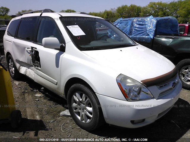 KNDMB233086238520 - 2008 KIA SEDONA EX/LX WHITE photo 1