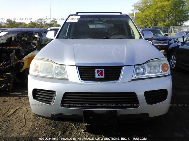 5GZCZ63406S854292 - 2006 SATURN VUE SILVER photo 6