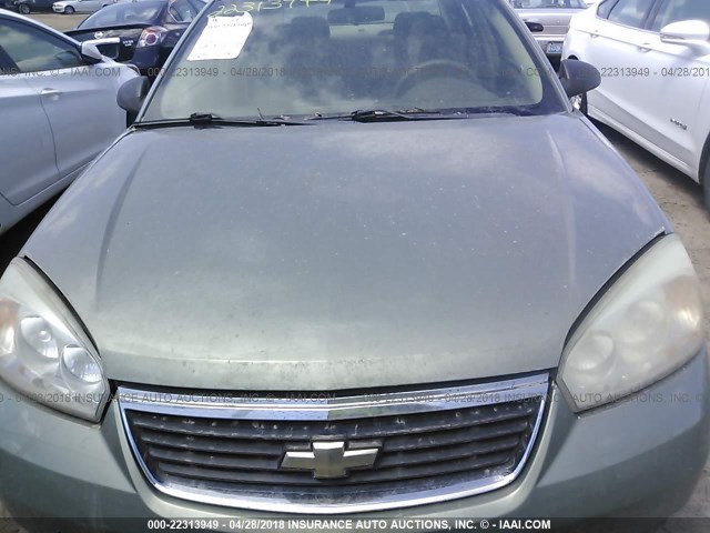 1G1ZS51F66F283648 - 2006 CHEVROLET MALIBU LS 绿色 照片 6