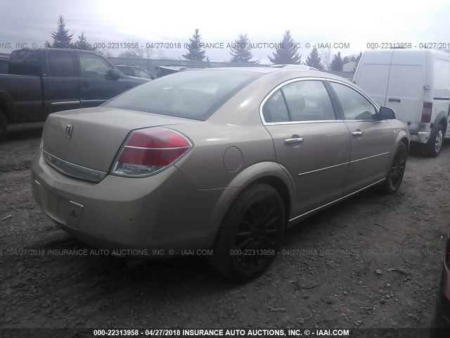 1G8ZV57738F177122 - 2008 SATURN AURA XR TAN photo 4