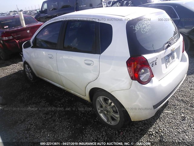KL1TD6DEXBB153512 - 2011 CHEVROLET AVEO LS/LT 白色 照片 3