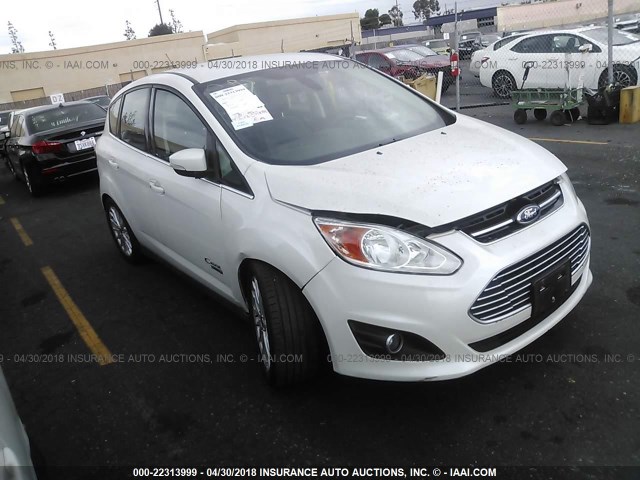 1FADP5CU7DL548077 - 2013 FORD C-MAX PREMIUM WHITE photo 1