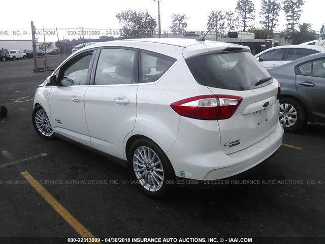 1FADP5CU7DL548077 - 2013 FORD C-MAX PREMIUM WHITE photo 3