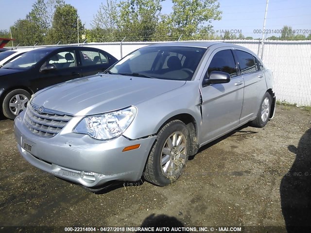 1C3LC46B39N507791 - 2009 CHRYSLER SEBRING LX SILVER photo 2