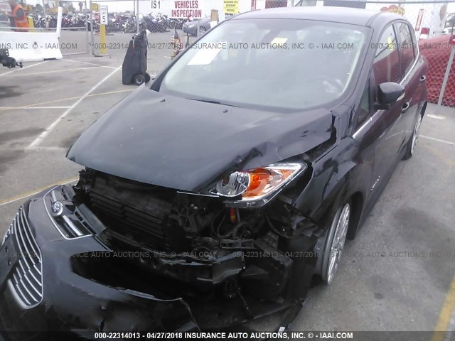 1FADP5BU1DL517540 - 2013 FORD C-MAX SEL BLACK photo 2