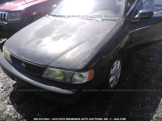 3N1AB41D2WL044040 - 1998 NISSAN SENTRA XE/GXE BLACK photo 6