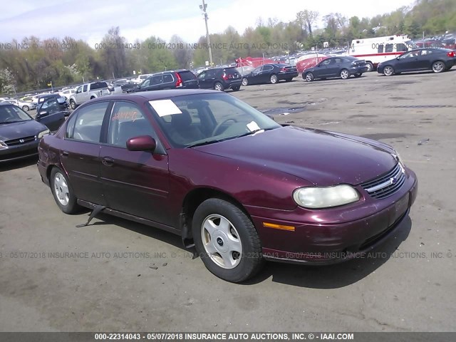 1G1NE52J016259668 - 2001 CHEVROLET MALIBU LS RED photo 1