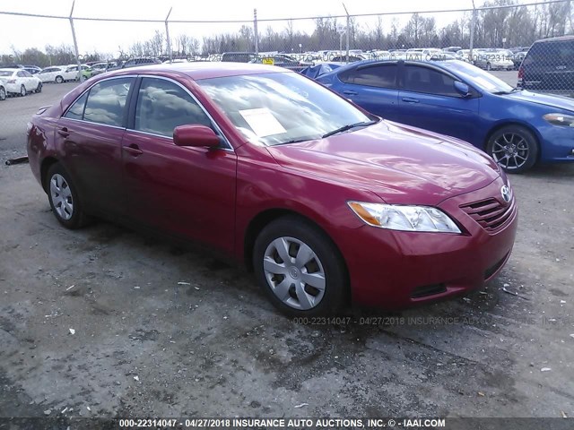 4T1BE46KX7U194061 - 2007 TOYOTA CAMRY NEW GENERAT CE/LE/XLE/SE RED photo 1