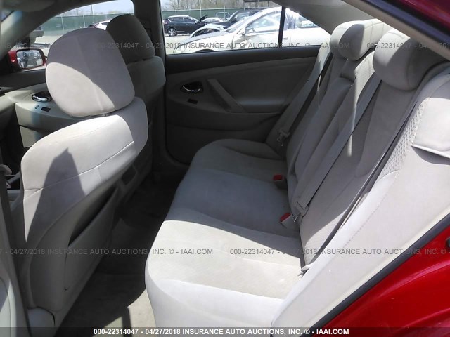 4T1BE46KX7U194061 - 2007 TOYOTA CAMRY NEW GENERAT CE/LE/XLE/SE RED photo 8