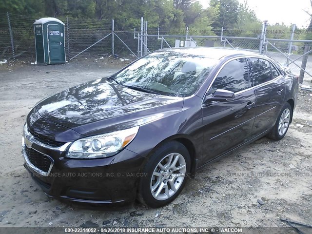 1G11C5SL4FF209966 - 2015 CHEVROLET MALIBU 1LT 棕色 照片 2