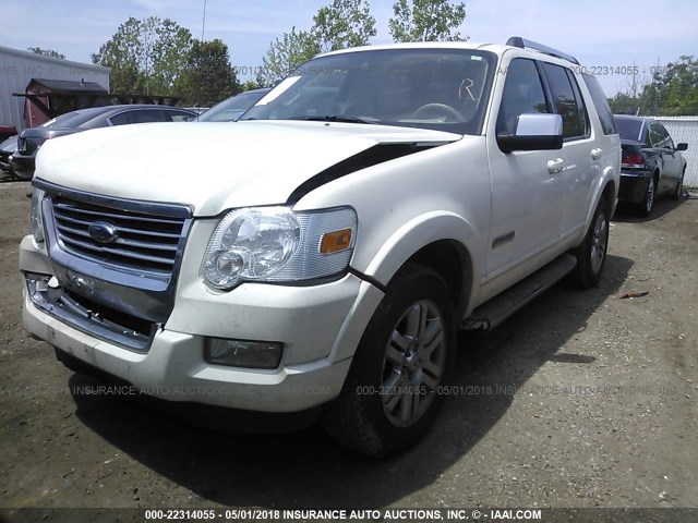 1FMEU75E07UA47888 - 2007 FORD EXPLORER LIMITED 白色 照片 2