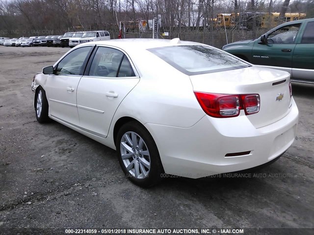 1G11G5SX5DF216008 - 2013 CHEVROLET MALIBU 3LT თეთრი ფოტო 3