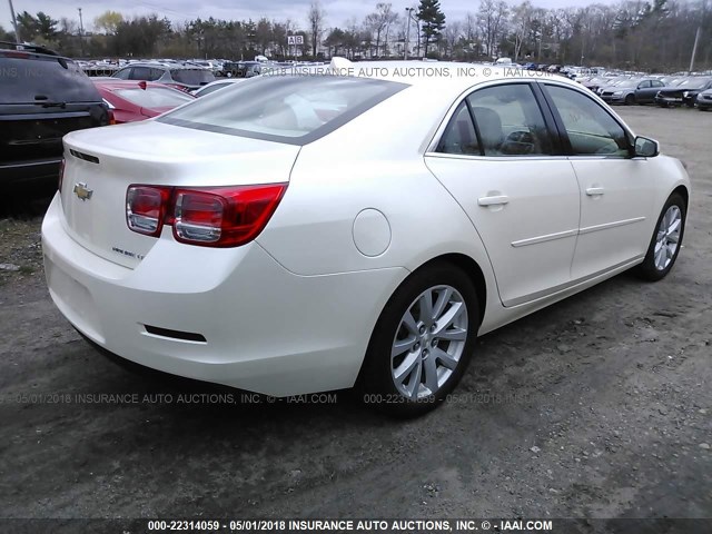 1G11G5SX5DF216008 - 2013 CHEVROLET MALIBU 3LT თეთრი ფოტო 4