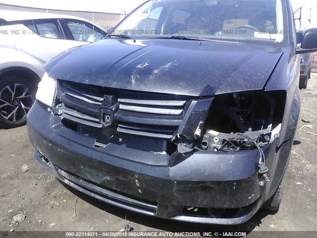 2D4RN4DE2AR115862 - 2010 DODGE GRAND CARAVAN SE BLACK photo 6