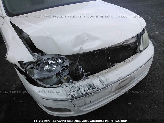 4T1BF28B62U200266 - 2002 TOYOTA AVALON XL/XLS WHITE photo 6