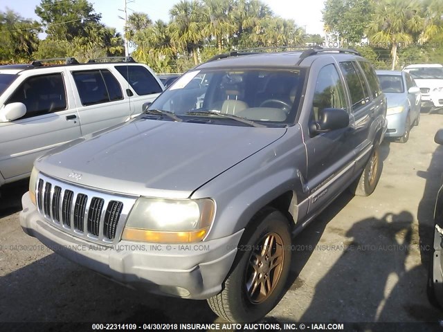 1J4G248S3YC277820 - 2000 JEEP GRAND CHEROKEE LAREDO TAN photo 2