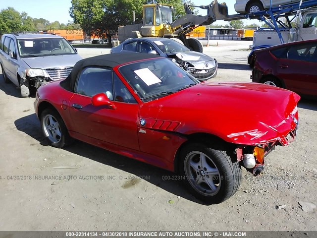 4USCH7323VLE03033 - 1997 BMW Z3 1.9 RED photo 1