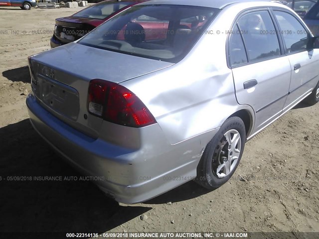 2HGES163X4H586927 - 2004 HONDA CIVIC DX VP Gümüş foto 6