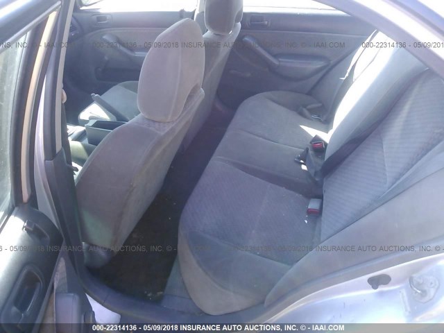 2HGES163X4H586927 - 2004 HONDA CIVIC DX VP Gümüş foto 8