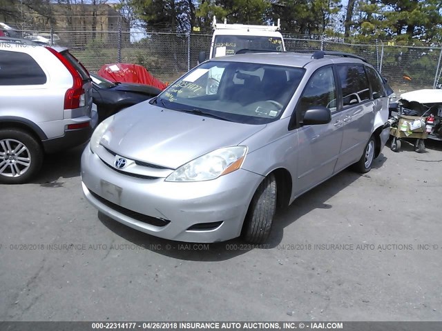 5TDZA23C86S428328 - 2006 TOYOTA SIENNA CE/LE SILVER photo 2