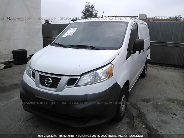 3N6CM0KN1EK694656 - 2014 NISSAN NV200 2.5S/2.5SV WHITE photo 2