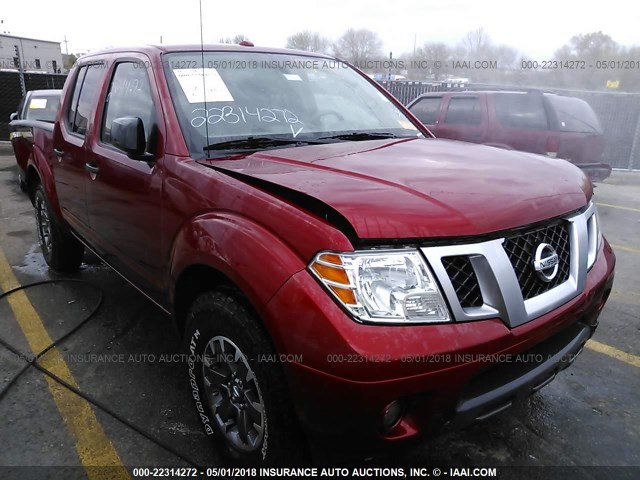 1N6AD0ER1GN766510 - 2016 NISSAN FRONTIER S/SV/SL/PRO-4X MAROON photo 1