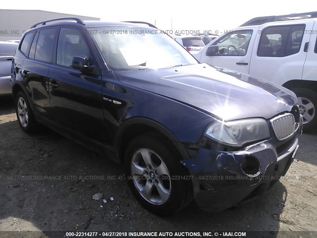 WBXPC93457WF01178 - 2007 BMW X3 3.0SI BLUE photo 1