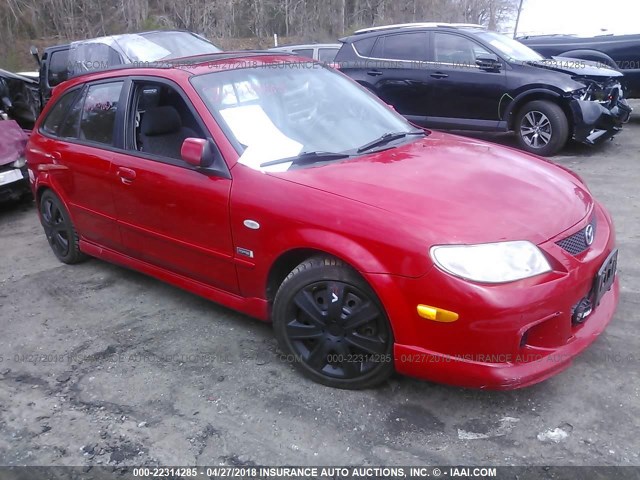 JM1BJ246321601352 - 2002 MAZDA PROTEGE PR5 红色 照片 1
