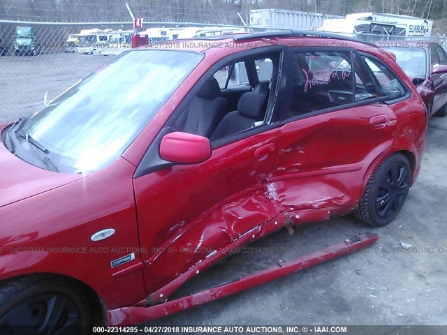JM1BJ246321601352 - 2002 MAZDA PROTEGE PR5 红色 照片 6