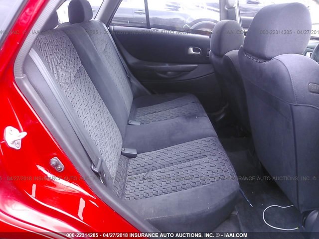 JM1BJ246321601352 - 2002 MAZDA PROTEGE PR5 红色 照片 8
