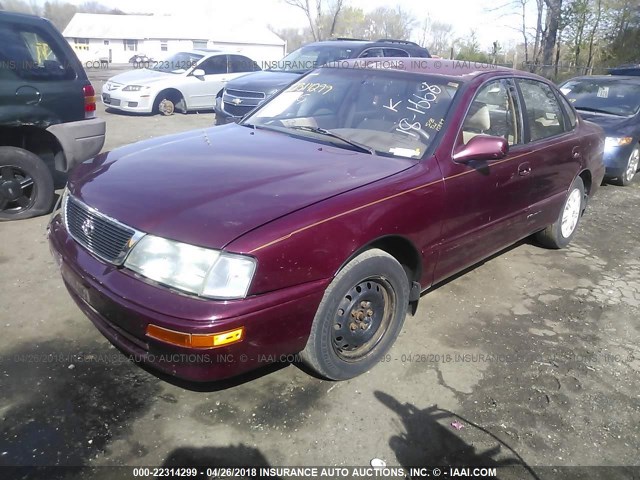 4T1BF12B5TU110272 - 1996 TOYOTA AVALON XL/XLS RED photo 2