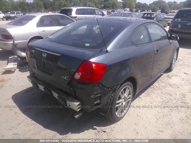 JTKDE177460140873 - 2006 TOYOTA SCION TC 灰色 照片 4