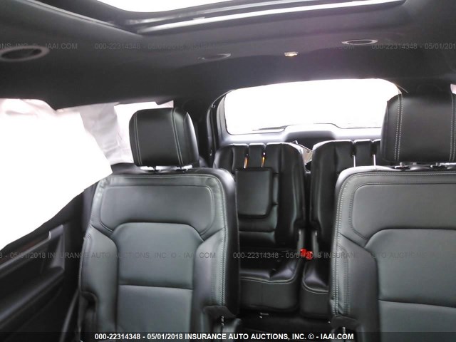 1FM5K7FH0GGD01905 - 2016 FORD EXPLORER LIMITED 白色 照片 8