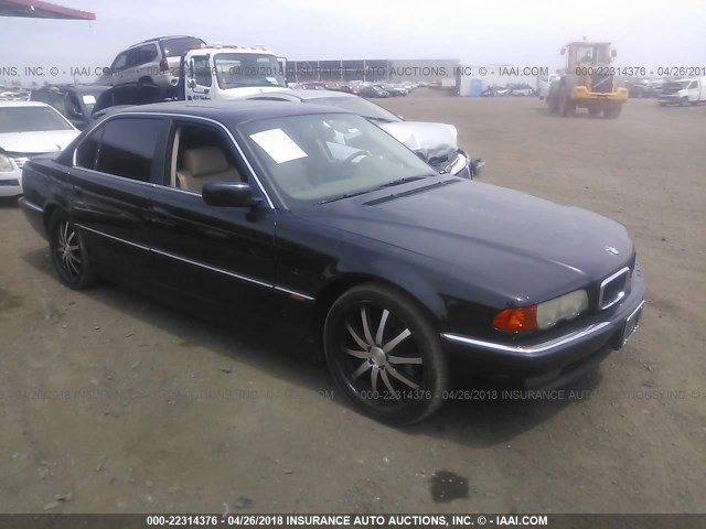 WBAGH8332XDP05474 - 1999 BMW 740 IL BLACK photo 1