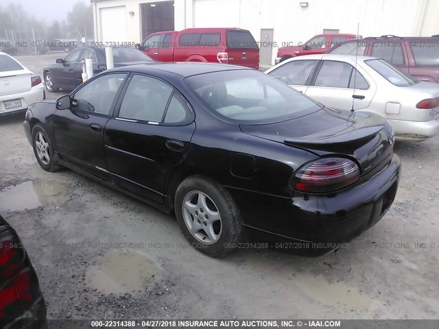 1G2WP52K7WF244918 - 1998 PONTIAC GRAND PRIX GT BLACK photo 3