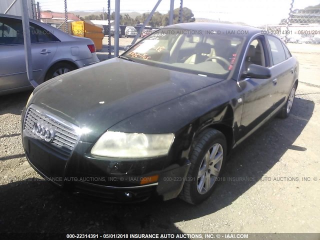 WAUDG74F75N104352 - 2005 AUDI A6 3.2 QUATTRO GREEN photo 2