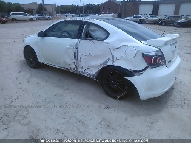 JTKDE167180233449 - 2008 TOYOTA SCION TC 白色 照片 3