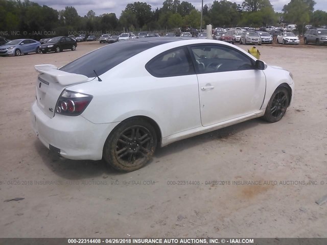 JTKDE167180233449 - 2008 TOYOTA SCION TC 白色 照片 4